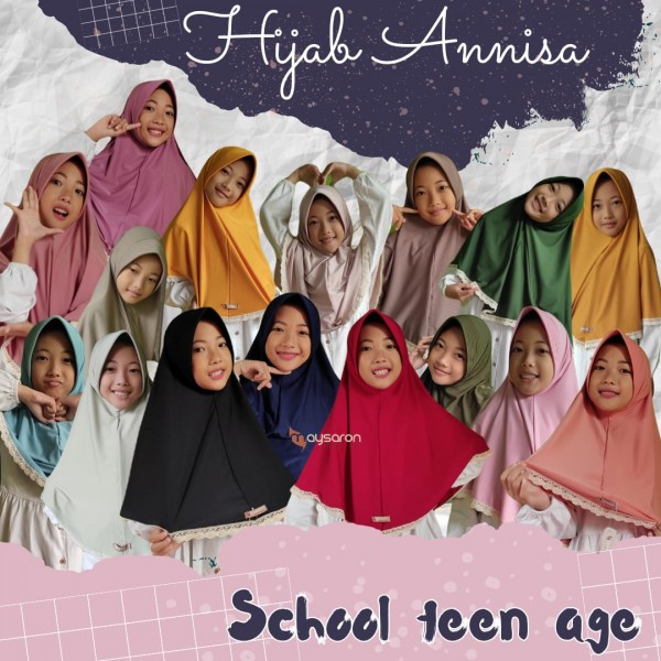 HIJAB ANNISA SCHOOL TEEN AGE