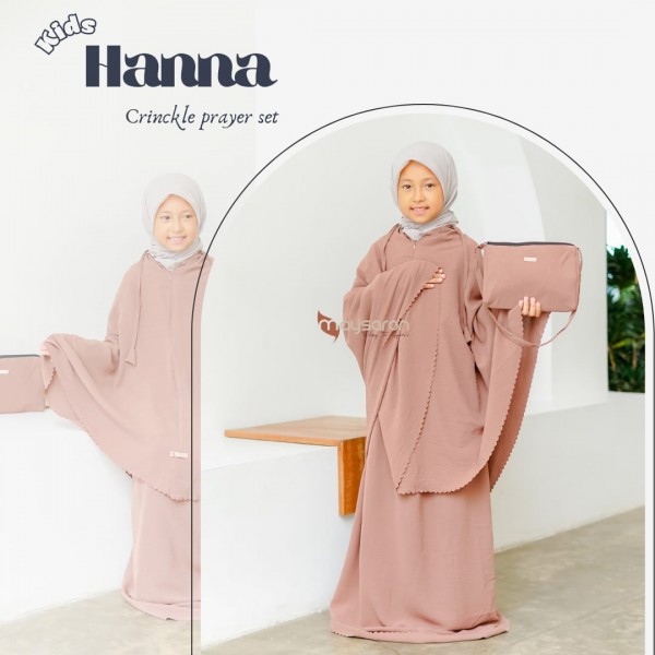 MUKENA HANNA CRINKLE ANAK